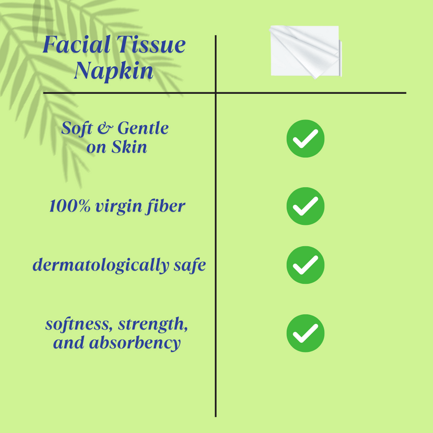 RnG Hygiene Ultra-Soft 2-Ply Facial Tissue, Skin friendly, 100% virgin fiber and absorbent