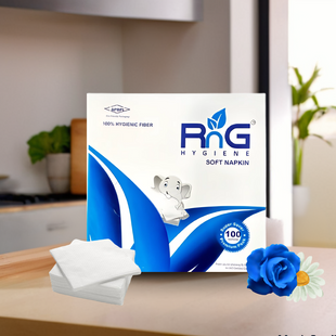 RnG Hygiene Tissue Napkins 27x30 cm- Soft, absorbent tissue napkins, 100 Pulls Per Pack