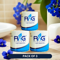 RnG Hygiene 2-Ply Toilet Roll - Pack of 3